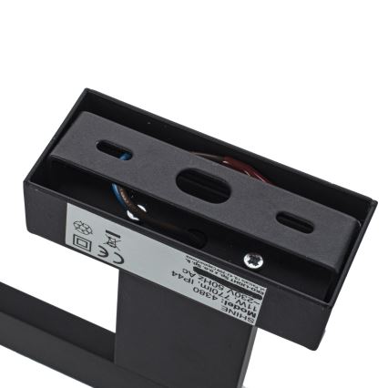 LED Kúpeľňové nástenné svietidlo SHINE LED/11W/230V 42 cm IP44 čierne