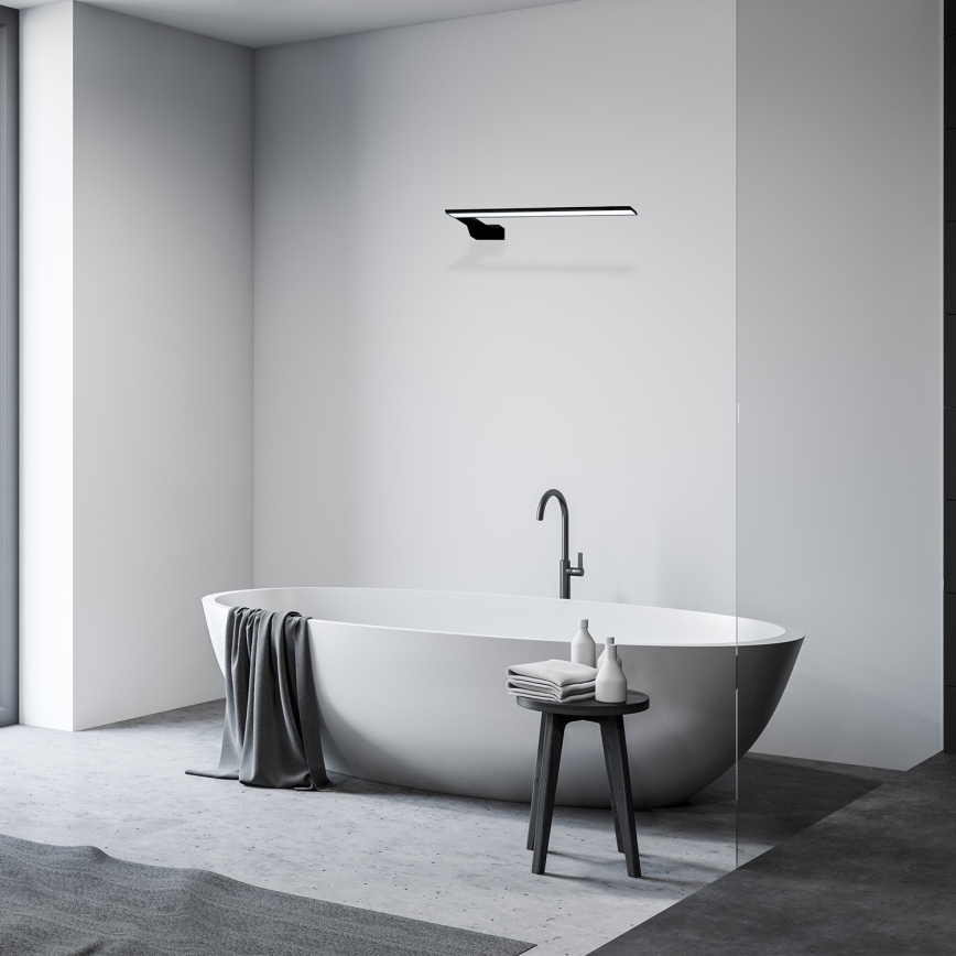 LED kúpeľňové nástenné svietidlo SHINE LED/11W/230V 45 cm IP44 čierne
