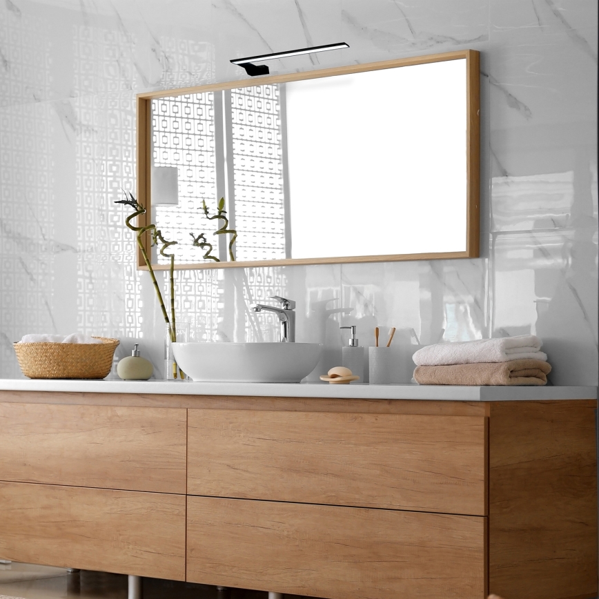 LED kúpeľňové nástenné svietidlo SHINE LED/11W/230V 45 cm IP44 čierne