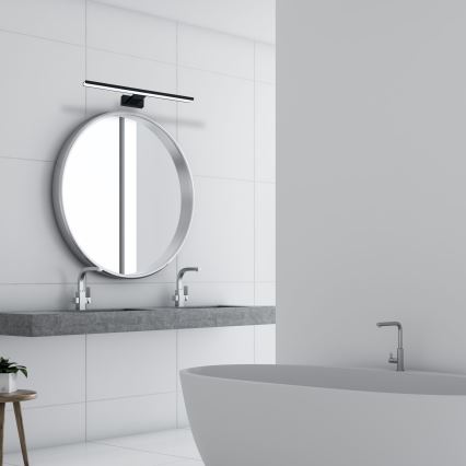 LED Kúpeľňové nástenné svietidlo SHINE LED/13,8W/230V 60 cm IP44 čierne