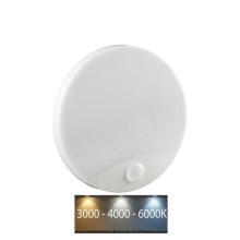 LED Kúpeľňové nástenné svietidlo so senzorom SAMSUNG CHIP LED/15W/230V 3000/4000/6000K IP44 biela