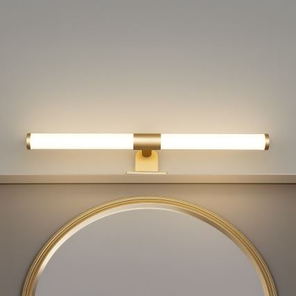 LED Kúpeľňové osvetlenie zrkadla 2v1 APA LED/6W/230V 40 cm IP44 zlaté