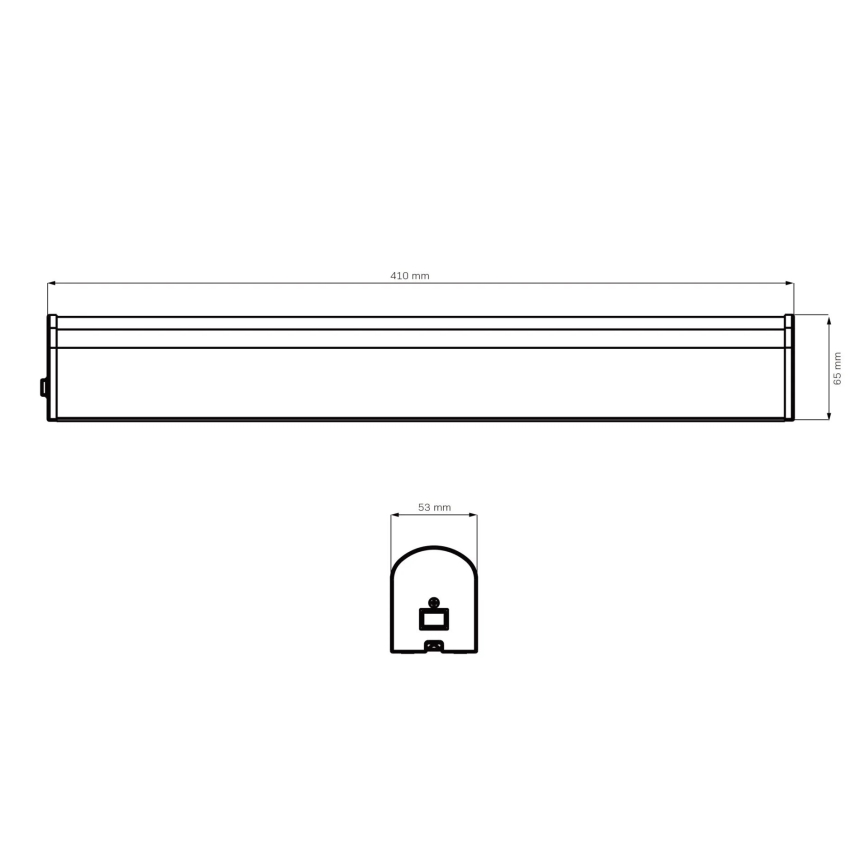 LED Kúpeľňové osvetlenie zrkadla ALEX LED/8W/230V 4000K 41 cm IP44 lesklý chróm