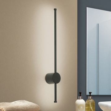LED Kúpeľňové osvetlenie zrkadla FERDINAND LED/12W/230V IP54 čierna