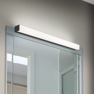 LED Kúpeľňové osvetlenie zrkadla HORIZON LED/12W/230V 3000/4000K 60 cm IP44 čierna