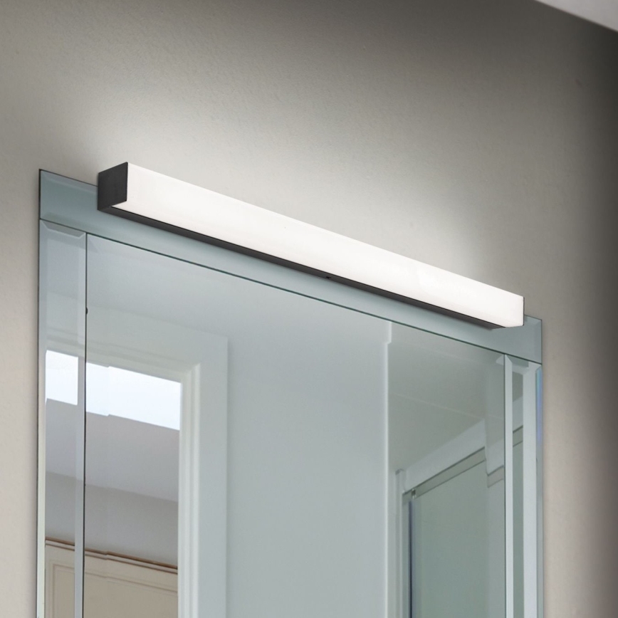LED Kúpeľňové osvetlenie zrkadla HORIZON LED/12W/230V 3000/4000K 60 cm IP44 čierna