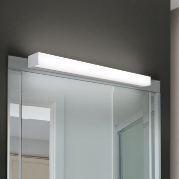 LED Kúpeľňové osvetlenie zrkadla HORIZON LED/12W/230V 3000/4000K 60 cm IP44 strieborná