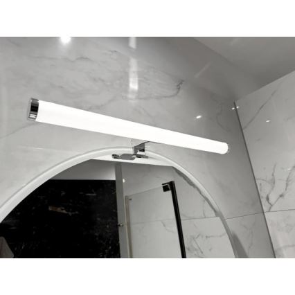 LED kúpeľňové osvetlenie zrkadla LED/12W/230V 59,5 cm IP44 lesklý chróm