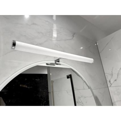 LED kúpeľňové osvetlenie zrkadla LED/12W/230V 59,5 cm IP44 lesklý chróm