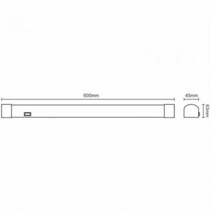 LED Kúpeľňové osvetlenie zrkadla LED/15W/230V 4000K IP44