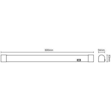 LED Kúpeľňové osvetlenie zrkadla LED/15W/230V 4000K IP44