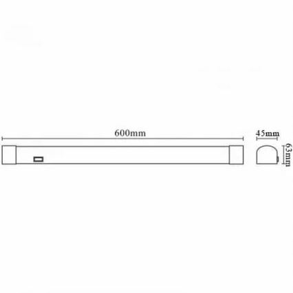 LED Kúpeľňové osvetlenie zrkadla LED/15W/230V 4000K IP44