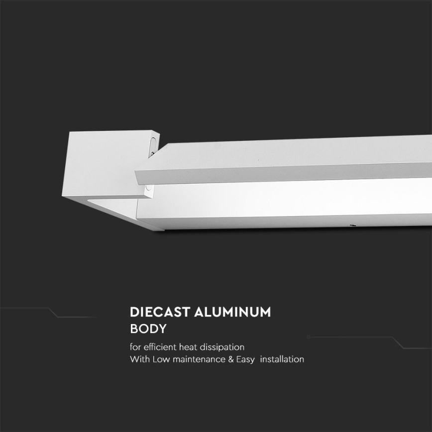 LED Kúpeľňové osvetlenie zrkadla LED/16W/230V 3000K IP44 60 cm biela