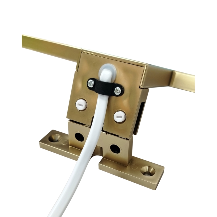 LED Kúpeľňové osvetlenie zrkadla LED/8W/230V 4000K 50 cm IP44 matná zlatá