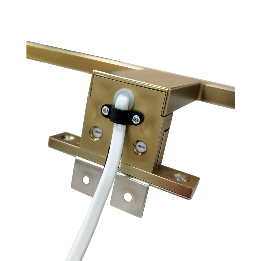 LED Kúpeľňové osvetlenie zrkadla LED/8W/230V 4000K 50 cm IP44 matná zlatá