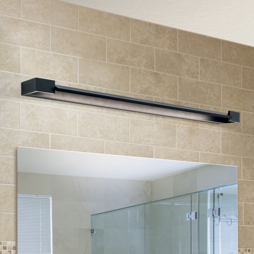 LED Kúpeľňové osvetlenie zrkadla MARILYN LED/24W/230V 90 cm IP44 čierna
