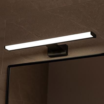 LED kúpeľňové osvetlenie zrkadla MIRORE LED/10W/230V 60 cm IP44 čierne