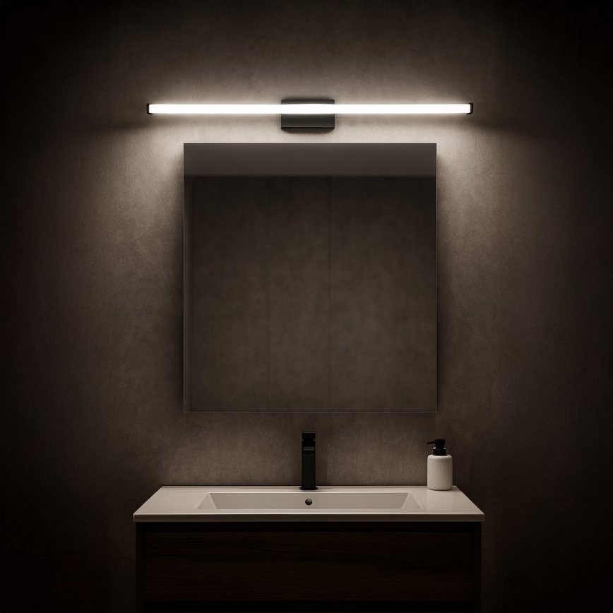 LED kúpeľňové osvetlenie zrkadla MIRORE LED/10W/230V 60 cm IP44 čierne