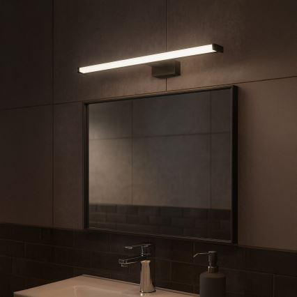LED kúpeľňové osvetlenie zrkadla MIRORE LED/10W/230V 60 cm IP44 čierne