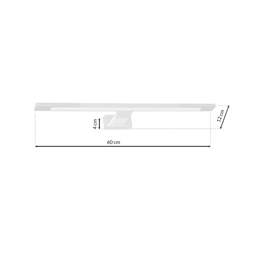 LED Kúpeľňové osvetlenie zrkadla SHINE LED/12W/230V IP44