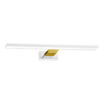 LED Kúpeľňové osvetlenie zrkadla SHINE LED/13,8W/230V 60 cm IP44 biela/zlatá