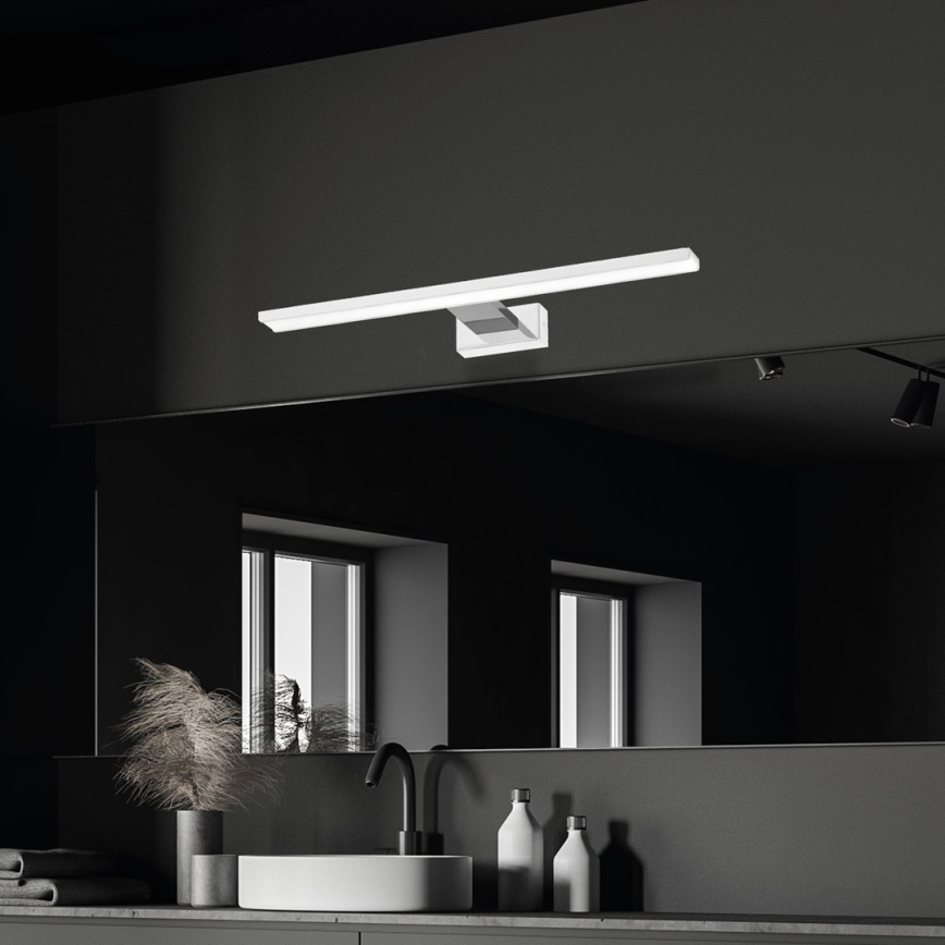 LED Kúpeľňové osvetlenie zrkadla SHINE LED/13,8W/230V IP44 biela/lesklý chróm
