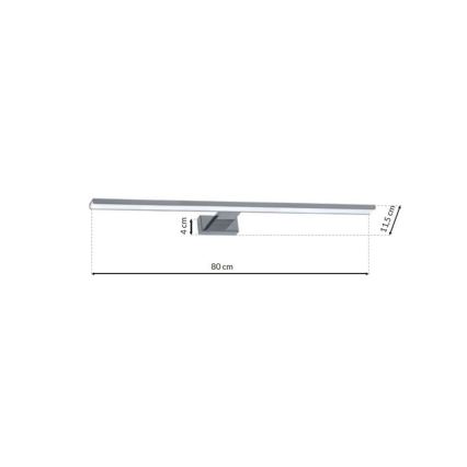 LED Kúpeľňové osvetlenie zrkadla SHINE LED/15W/230V IP44