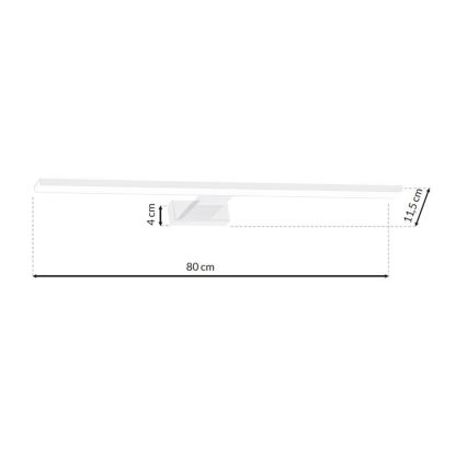 LED Kúpeľňové osvetlenie zrkadla SHINE WHITE LED/15W/230V IP44