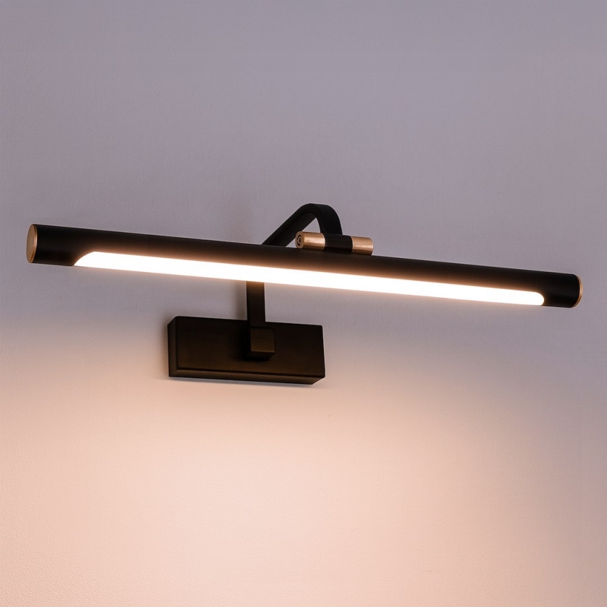 LED Kúpeľňové osvetlenie zrkadla VINCI LED/15W/230V 60 cm IP44 čierne