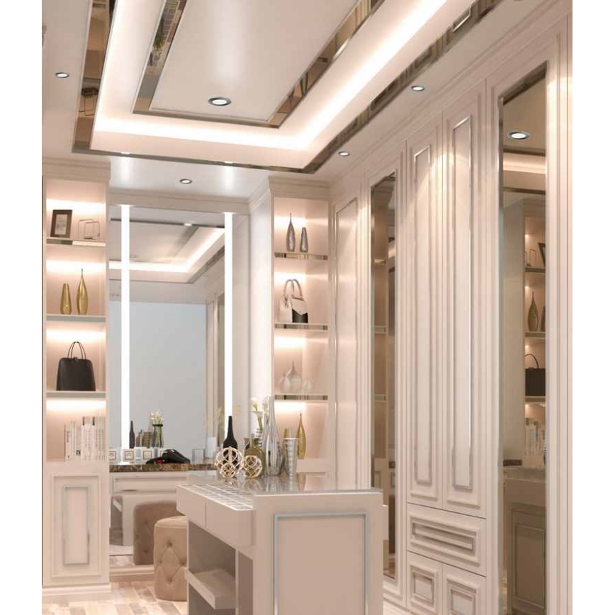 LED Kúpeľňové podhľadové svietidlo BONO LED/5W/230V 4000K IP65 lesklý chróm