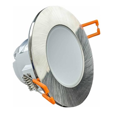 LED Kúpeľňové podhľadové svietidlo BONO LED/8W/230V 3000K IP65 lesklý chróm