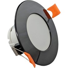 LED Kúpeľňové podhľadové svietidlo LED/5W/230V 3000K IP65 čierna