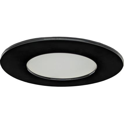 LED Kúpeľňové podhľadové svietidlo BONO LED/8W/230V 3000K IP65 čierna