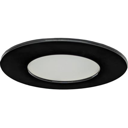 LED Kúpeľňové podhľadové svietidlo LED/8W/230V 3000K IP65 čierna