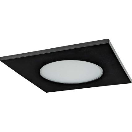LED Kúpeľňové podhľadové svietidlo BONO LED/8W/230V 3000K IP65 čierna
