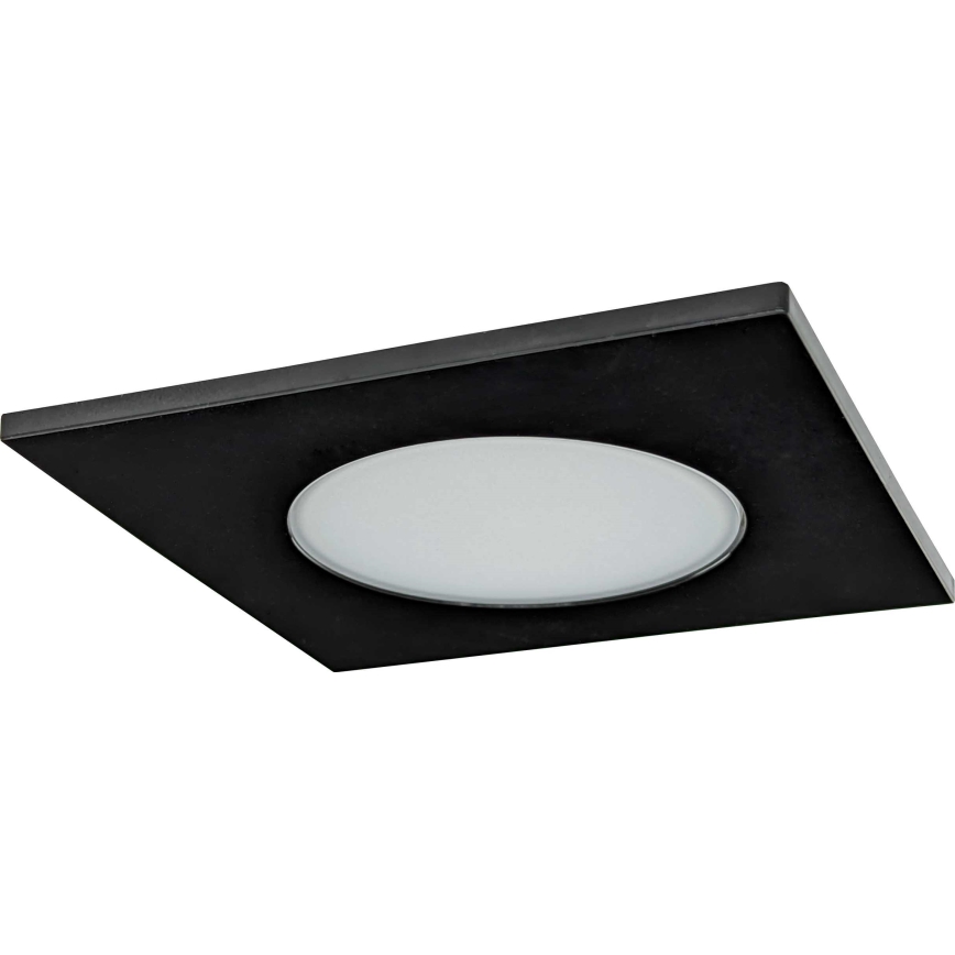 LED Kúpeľňové podhľadové svietidlo BONO LED/8W/230V 4000K IP65 čierna