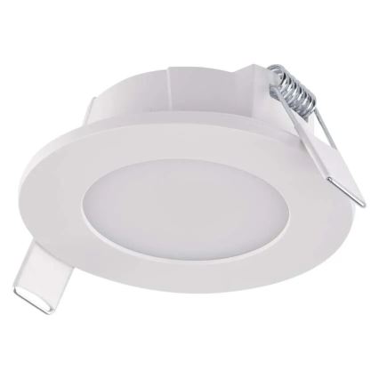 LED Kúpeľňové podhľadové svietidlo LORI LED/4,5W/230V IP65 2700/4000K pr. 8,5 cm biela