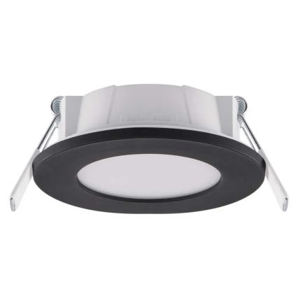 LED Kúpeľňové podhľadové svietidlo LORI LED/4,5W/230V IP65 2700/4000K pr. 8,5 cm čierna