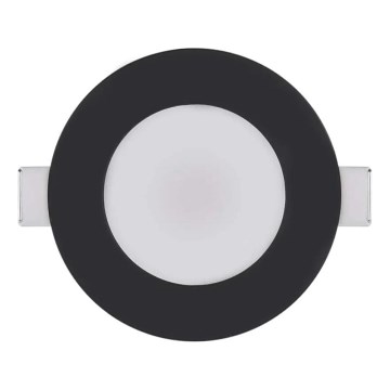 LED Kúpeľňové podhľadové svietidlo LORI LED/4,5W/230V IP65 2700/4000K pr. 8,5 cm čierna