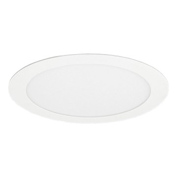 LED Kúpeľňové podhľadové svietidlo VEGA LED/18W/230V 2800K pr. 22,5 cm IP44 snehovo biela