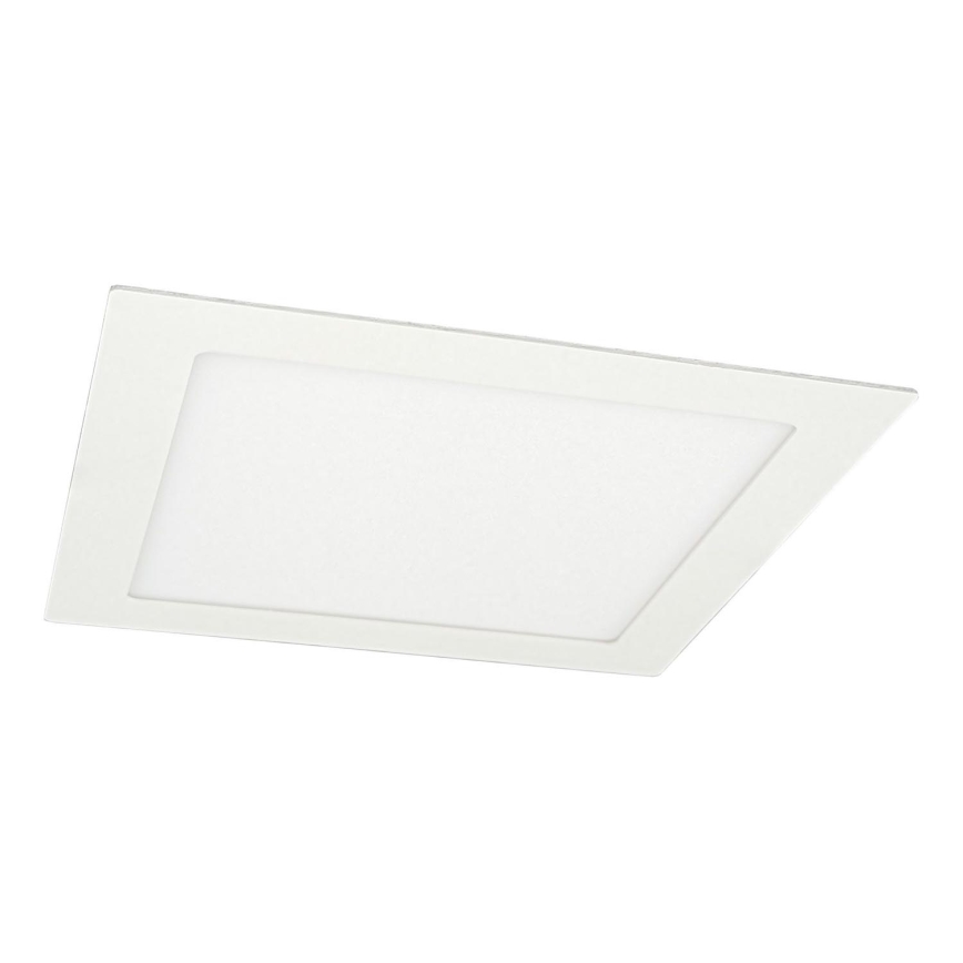 LED Kúpeľňové podhľadové svietidlo VEGA LED/18W/230V 3800K 22,5 cm IP44 snehovo biela