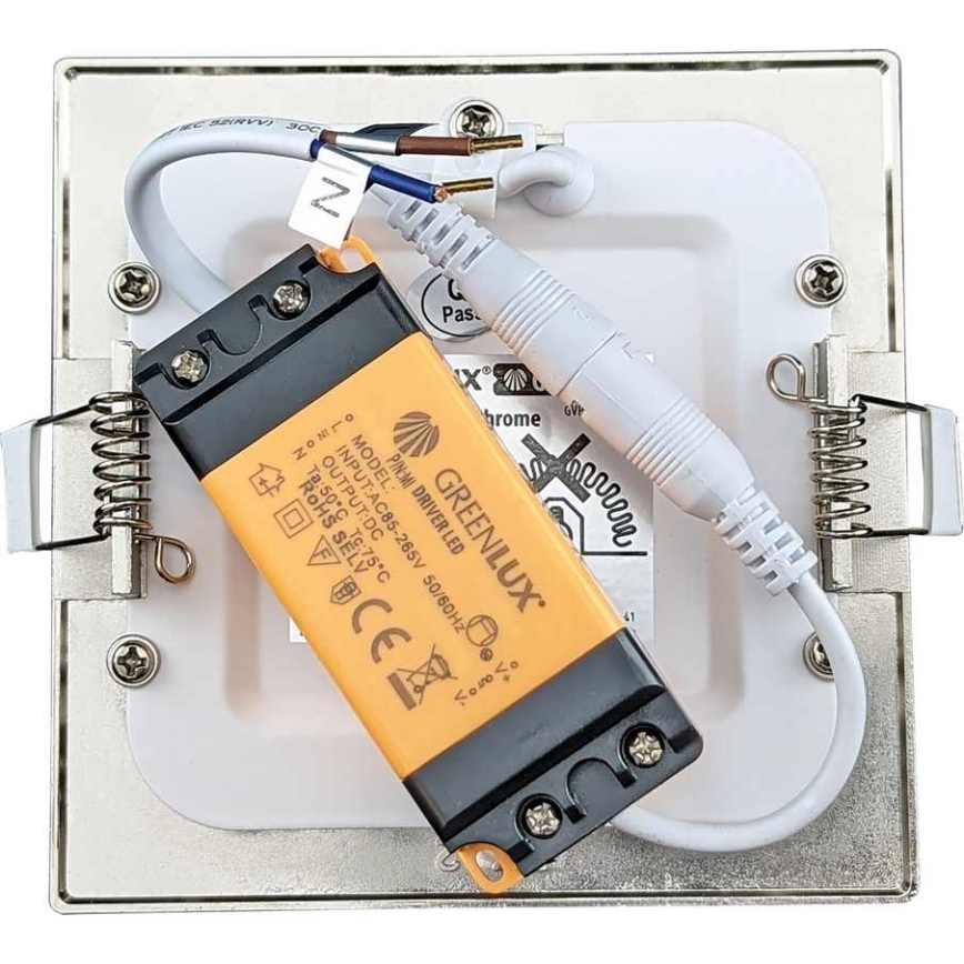 LED Kúpeľňové podhľadové svietidlo VEGA LED/6W/230V 2800K 11,8 cm IP44