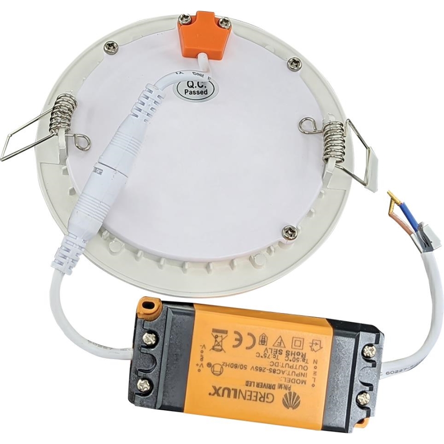 LED Kúpeľňové podhľadové svietidlo VEGA LED/6W/230V 2800K pr. 11,8 cm IP44