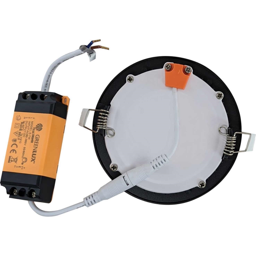 LED Kúpeľňové podhľadové svietidlo VEGA LED/6W/230V 3800K pr. 11,8 cm IP44