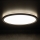 LED Kúpeľňové stropné svietidlo AZPO LED/11,8W/230V pr. 22,5 cm IP54 čierna