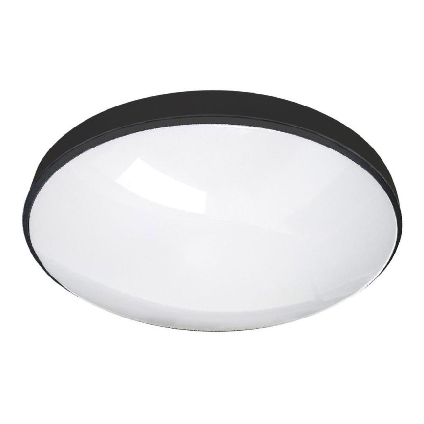 LED Kúpeľňové stropné svietidlo CIRCLE LED/12W/230V 4000K pr. 25 cm IP44 čierna