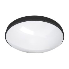 LED Kúpeľňové stropné svietidlo CIRCLE LED/18W/230V 4000K pr. 30 cm IP44 čierna