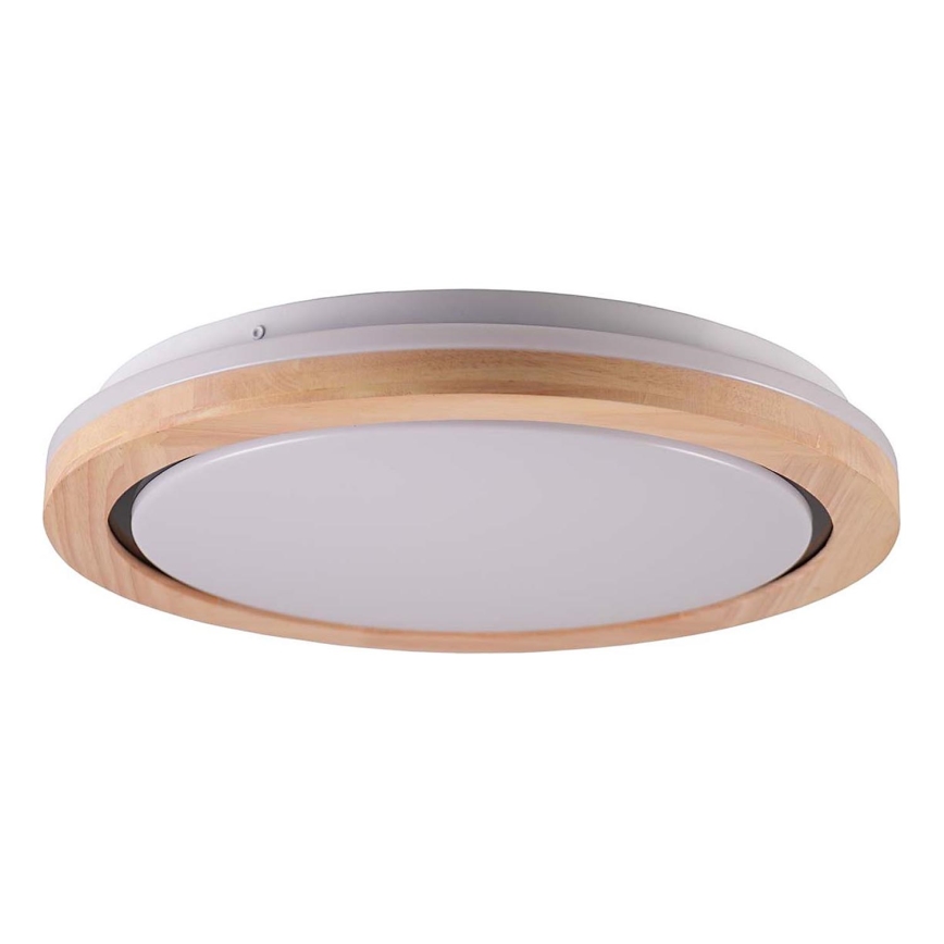 LED Kúpeľňové stropné svietidlo DAREK LED/24W/230V pr. 39 cm IP44 dub