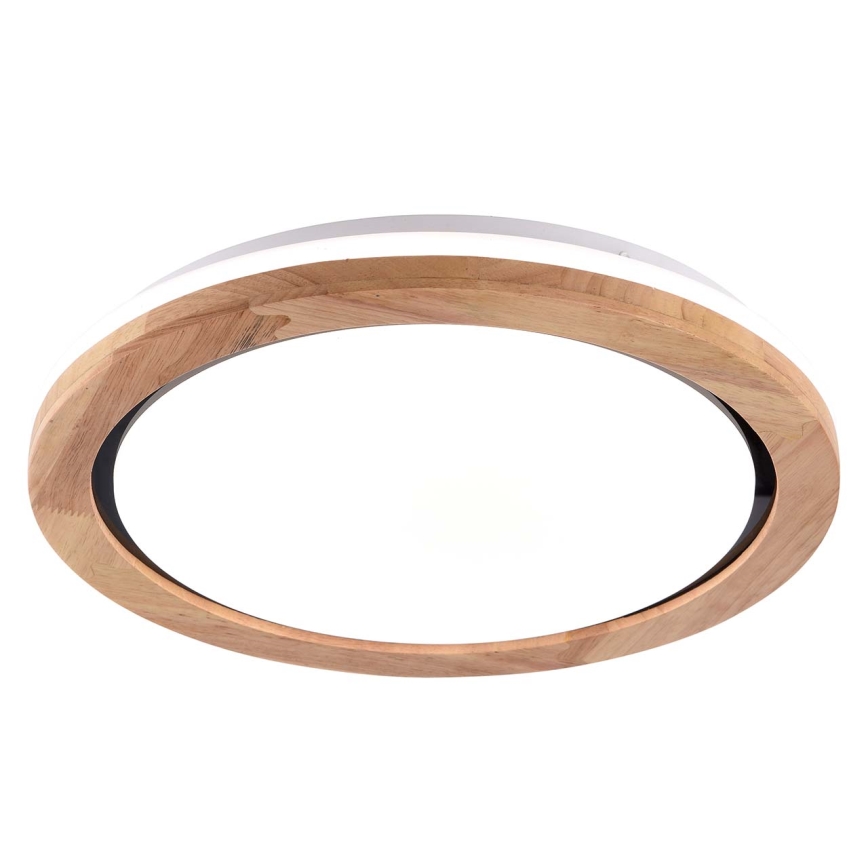 LED Kúpeľňové stropné svietidlo DAREK LED/24W/230V pr. 39 cm IP44 dub