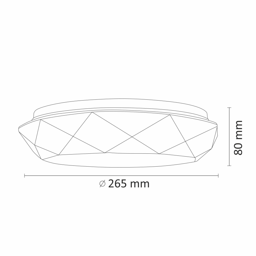 LED Kúpeľňové stropné svietidlo GALAXY LED/12W/230V